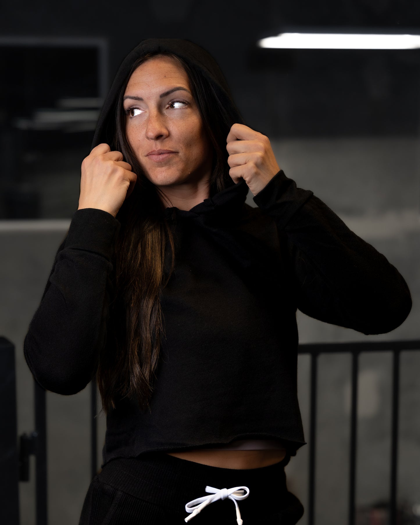 Cropped hoodie