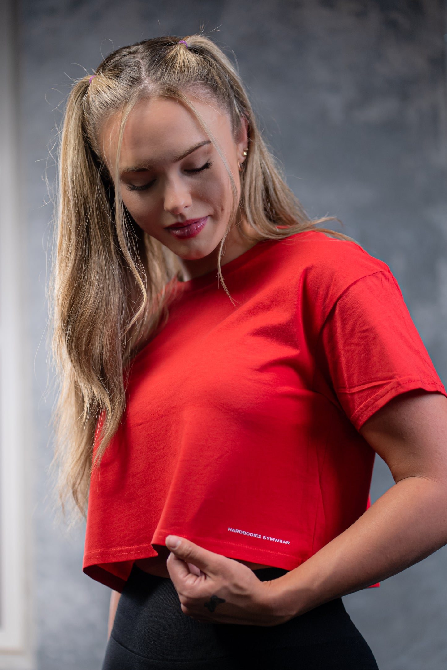 Crop mini logo T