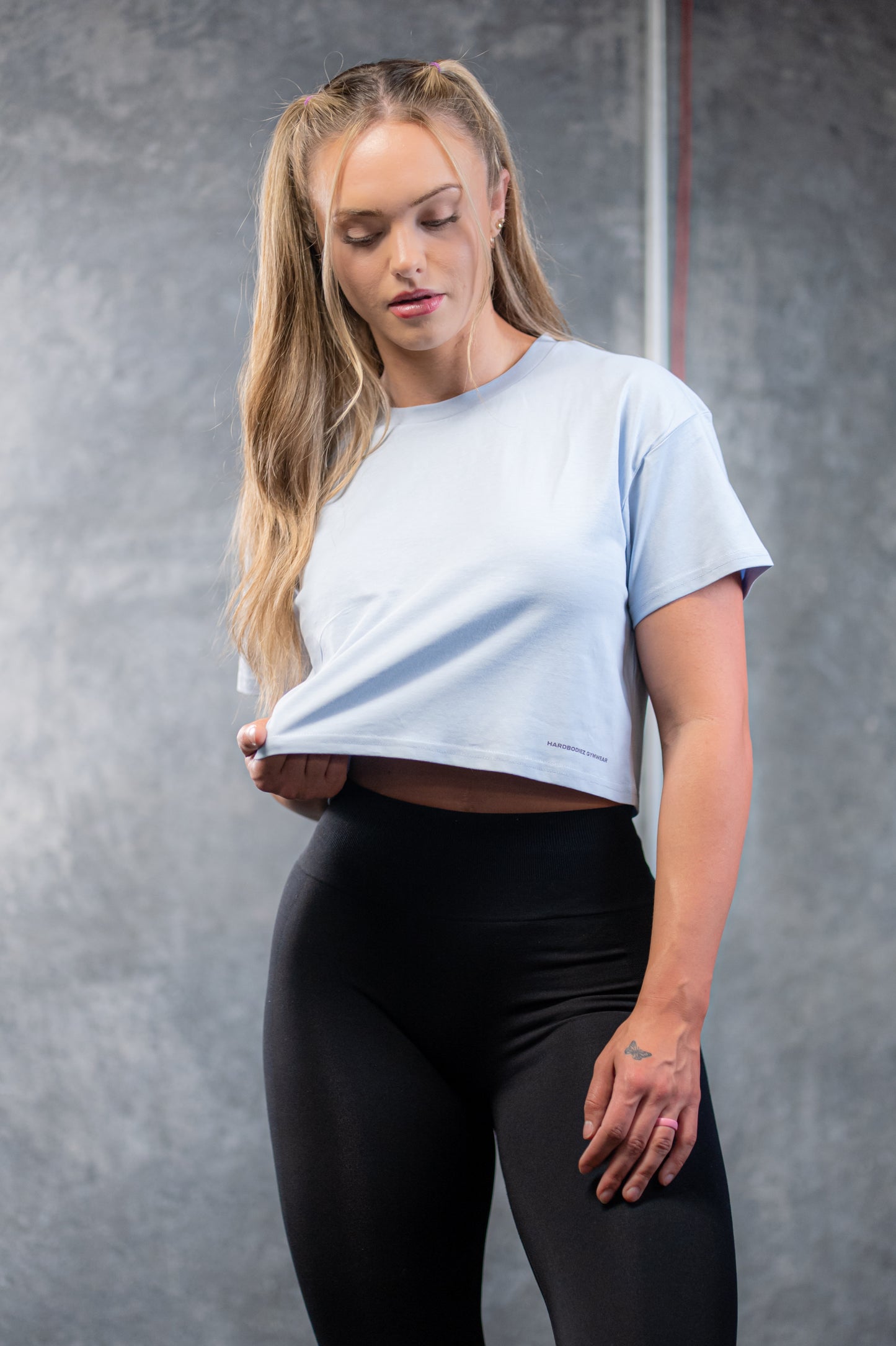 Crop mini logo T